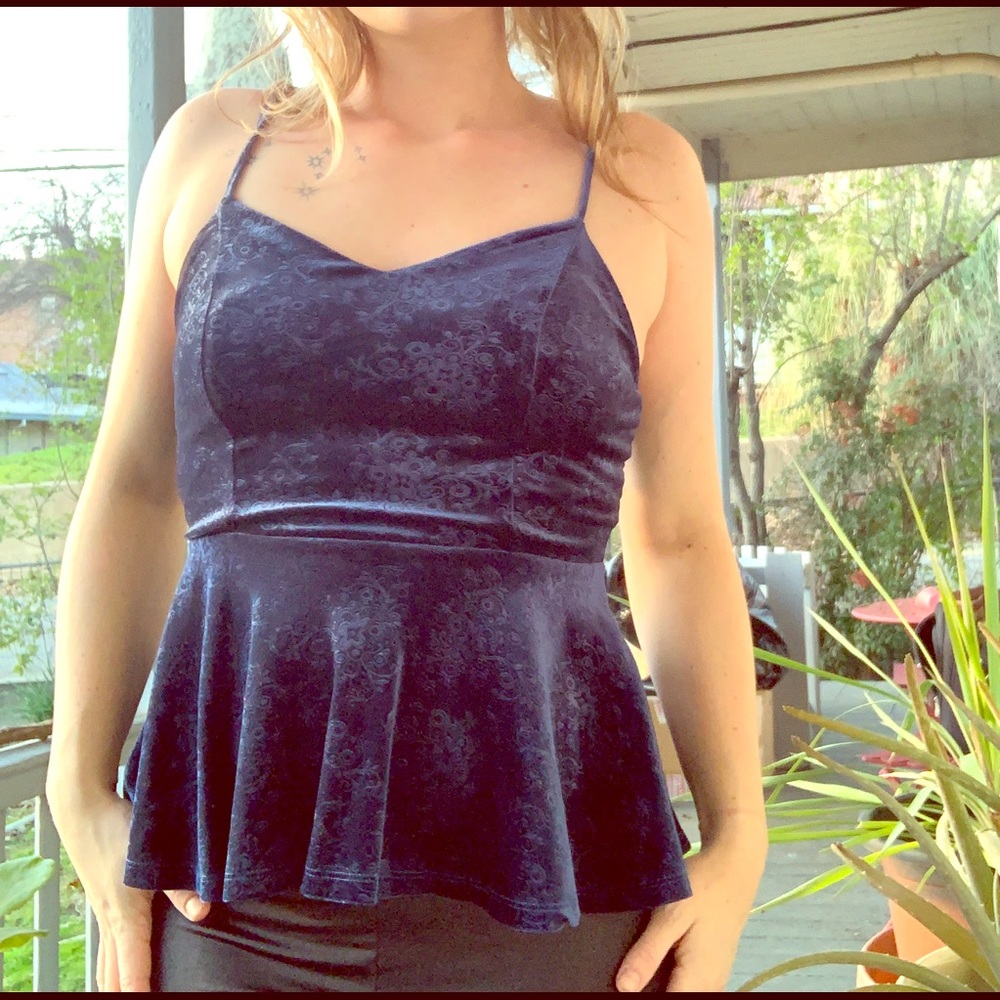 Velvety Royal Blue tank top